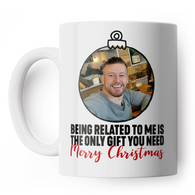 Personalised Photo Christmas Gift Mug